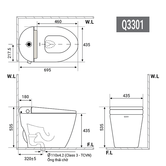 Cách lắp bồn cầu
